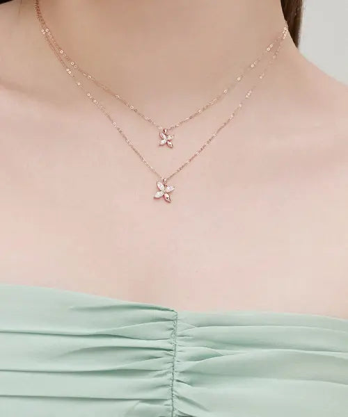 [JESTINA] BREEZE 14K Necklace / BREEZE 14K 목걸이 (JJBRNQ6B2251R4420)