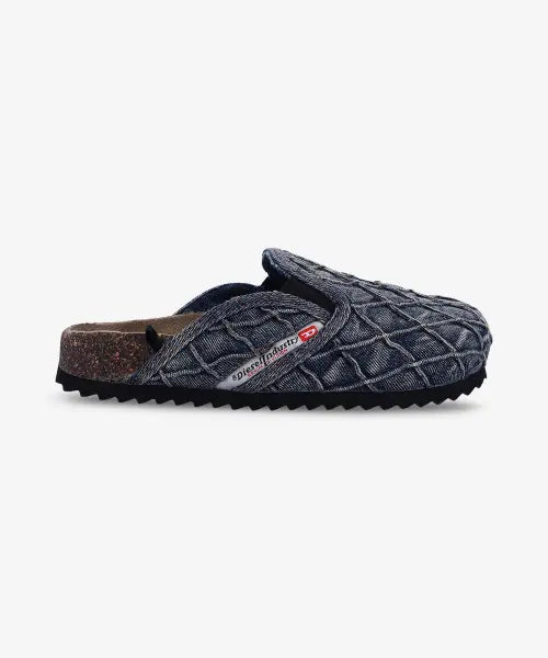[DIESEL] Quilted Woodstock Slip-On - Blue Dirty Wash / 퀼티드 우드스탁 슬립온 - 블루 더티워시 / Y03840P7504HA001