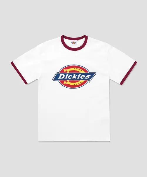 [DICKIES] Tree Logo Ringer T-Shirt Red / 트리 로고 링거 티셔츠 Red