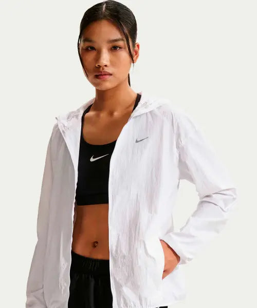 [NIKE] W NK TEMPO UV LIGHT JKT - WHITE/(REFLECTIVE SILV) / 템포 UV 차단 경량 러닝 재킷 W - 화이트 / IH7974-100