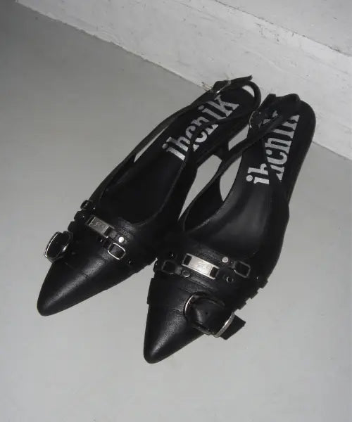 [IHCNIK] 105 four belted slingback