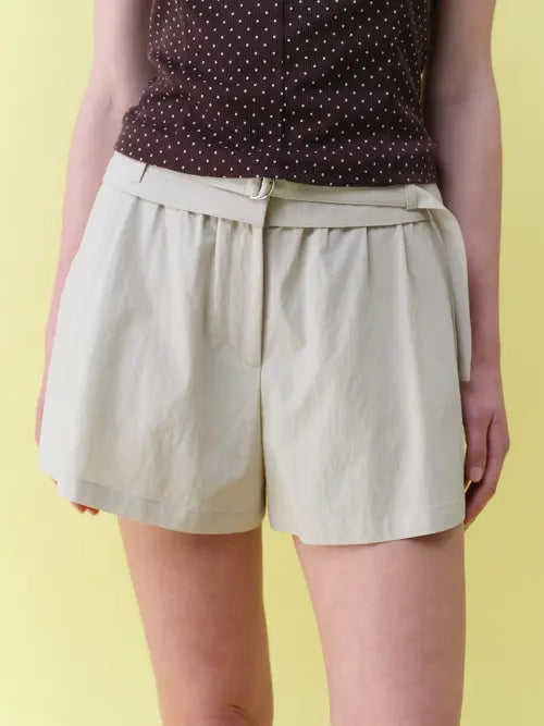 [RAIVE] Belted Short Pants VW6ML678_3color