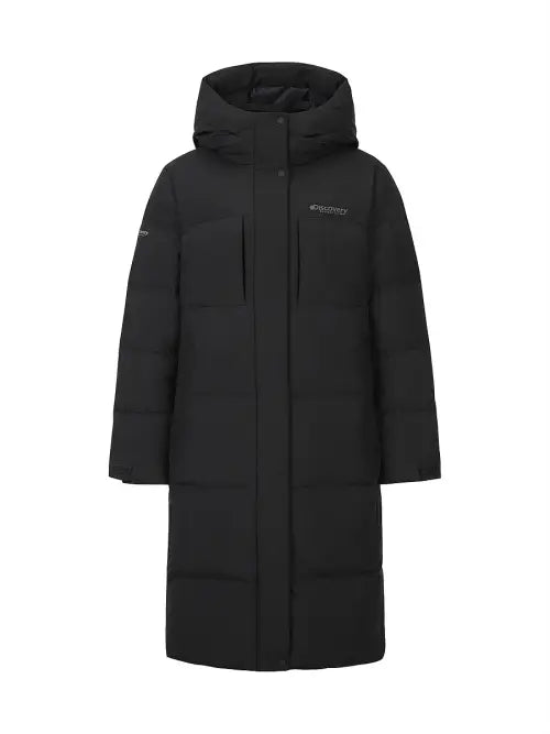 [DISCOVERY EXPEDITION] Ws LEICESTER-G Long Goose-Down Jacket / 여성 레스터G 구스다운 롱패딩 (Mg.Black)