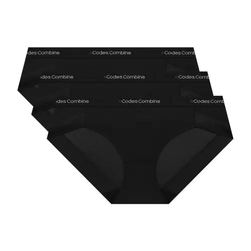 [CODES COMBINE INNERWEAR] Basic Logo Band Hem Panty 3 Pack / 베이직 로고밴드 햄팬티 3PACK -2Colors