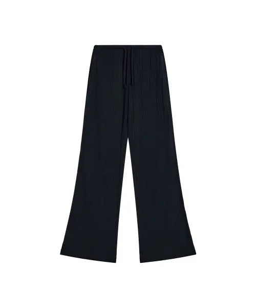 [REST\u0026RECREATION] LOUNGE FLARE PANTS - NAVY