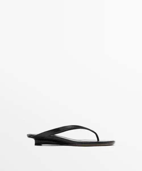 [MASSIMO DUTTI] Mid-Hill Strap Sandals / 미드힐 스트랩 샌들