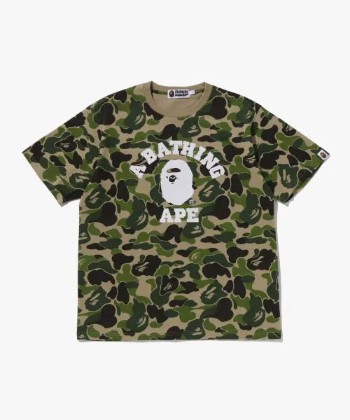 [BAPE] ABC Camo College T-Shirt (M) Green / ABC 카모 콜리지 티셔츠(M) GREEN