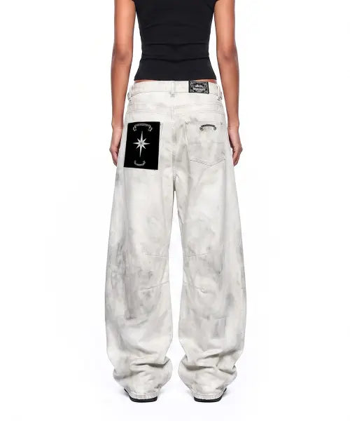 [BADBLOOD] Viper 301 Semi-Curved Pants - Cream / 바이퍼 301 세미 커브드 팬츠 - 크림