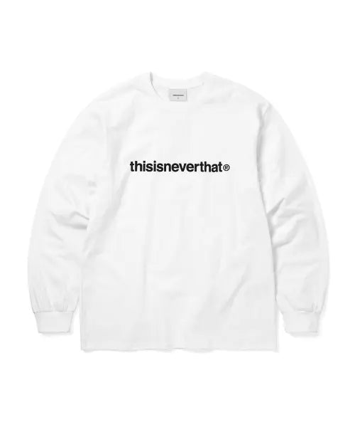[THISISNEVERTHAT] T-Logo L/S Tee White