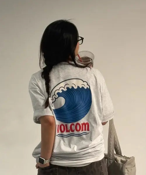 [VOLCOM] North Shore Oversized Short Sleeve T-Shirt (Ice Grey) / 노스 쇼어 오버핏 반팔티(아이스 그레이)