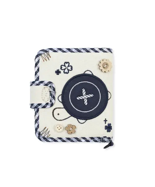 [RuNaKi'Hu'] Omamori Kame Neko Wallet (Ivory) / WXAC034 오마모리 카메 네코 지갑 (IVORY)