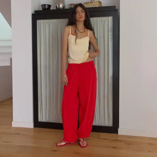 [OURSAALTY] Balance Jogger Pants / Red