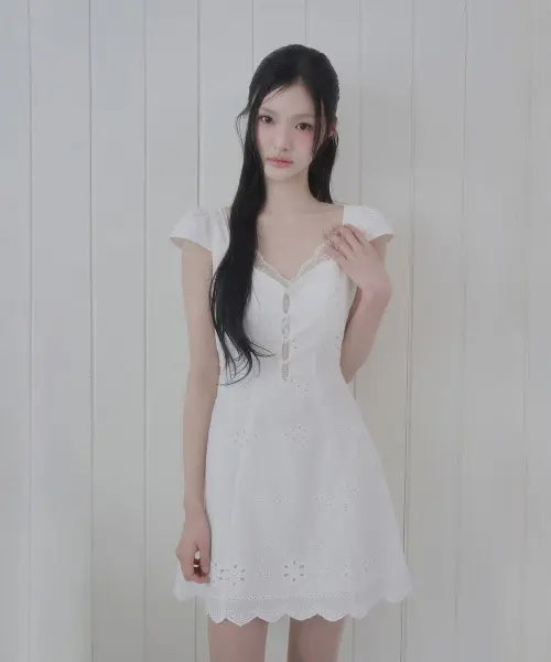 [MOABEL] LAYERED DRESS DUO - WHITE