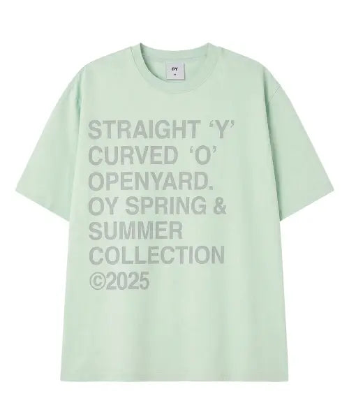 [OPENYARD(OY)] BOLD LETTERS TEE - MINT