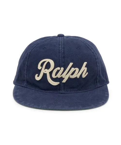 [POLO RALPH LAUREN] AUTH BBALL H-CAP-HAT-NAVY-410 / 아플리케 트윌 볼 캡-네이비