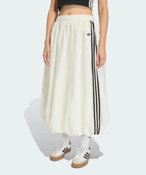 [ADIDAS] Balloon Long Skirt - White / 벌룬 롱 스커트 - 화이트 / KE3441