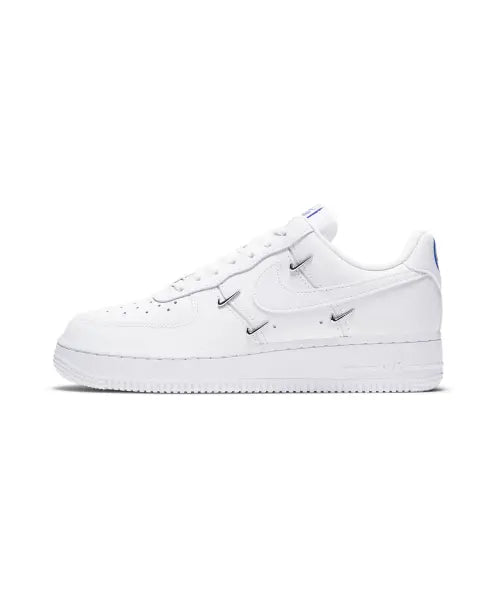[NIKE] WMNS AIR FORCE 1 07 LX - WHITE/WHITE-HYPER ROYAL-BLACK / 에어 포스 1 07 LX W - 화이트:하이퍼 로얄:블랙:화이트 / CT1990-100