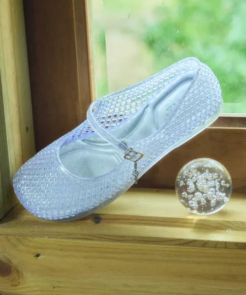 [OTZ] Jelly Strap Shoes Silver OZV1GS227S / 젤리 스트랩 슈즈 실버 OZV1GS227S