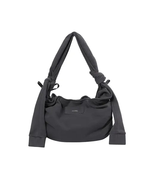 [MISEKI SEOUL] Hannah sweat shirt cross bag CHARCOAL