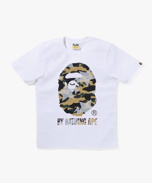 [BAPE] Star Oversized Print First Camo BY BATHING APE TEE(W) WHITE/YELLOW / 스타 오버 프린트 퍼스트 카모 BY BATHING APE TEE(W) WHITE/YELLOW