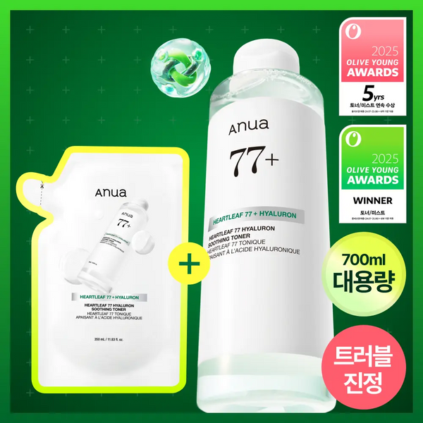 [Anua] Anua Birch 77% Niacinamide Tone-Up Cream 50ml / [단독기획] 아누아 어성초 77 히알루론산 수분 진정 토너 350ml 리필 기획세트 (+350ml 리필팩)
