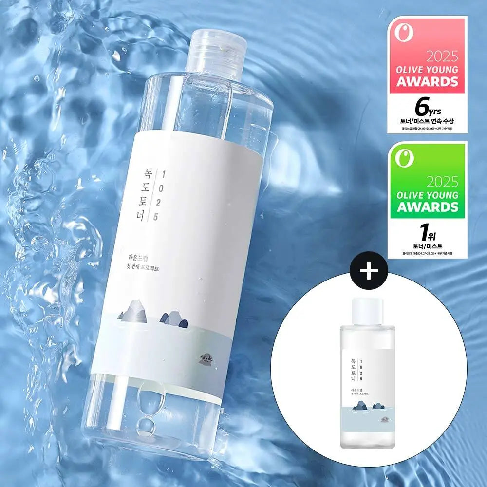 [Round Lab] Round Lab 1025 Dokdo Toner 500ml + 100ml Special Set / [1등토너] 라운드랩 1025 독도 토너 500ml 기획 (+100ml)