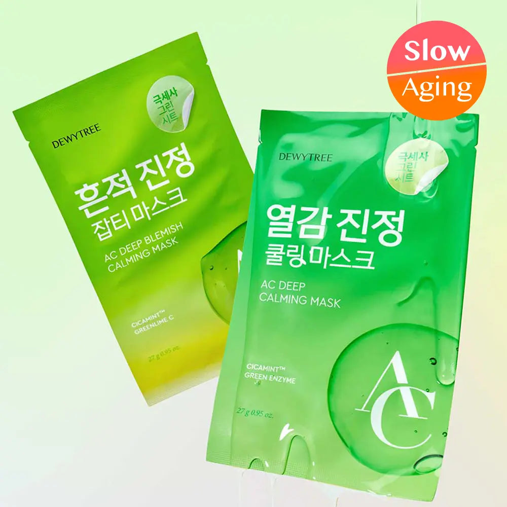 [Dewytree] Dewytree AC Deep Calming Mask 1 Sheet (Heat/Blemishes) / [밀착진정] 듀이트리 AC 딥 진정 마스크 1매 (열감/흔적)