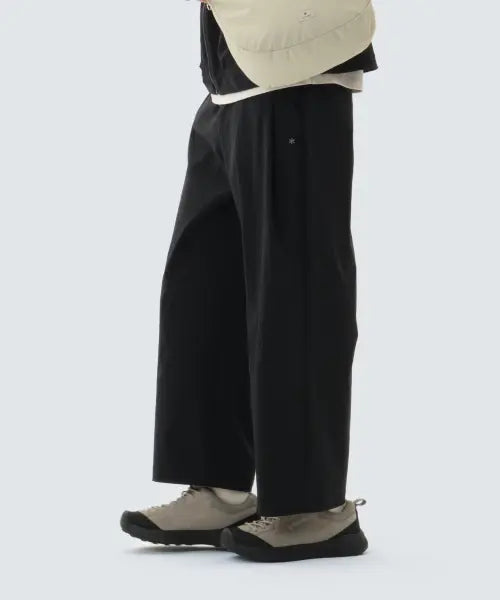 [SNOWPEAK APPAREL] Root Women's Semi Wide Pants (S26MWRPT22) Black / 루트 여성 세미 와이드 팬츠 (S26MWRPT22) Black