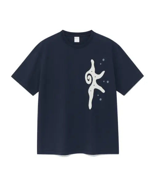 [THE COLDEST MOMENT] TCM sun patch T (navy)