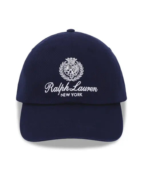 [POLO RALPH LAUREN] WOVEN-CAP 16/1 TWILL-NAVY-410 / 크레스트 임브로이더 트윌 볼 캡-네이비