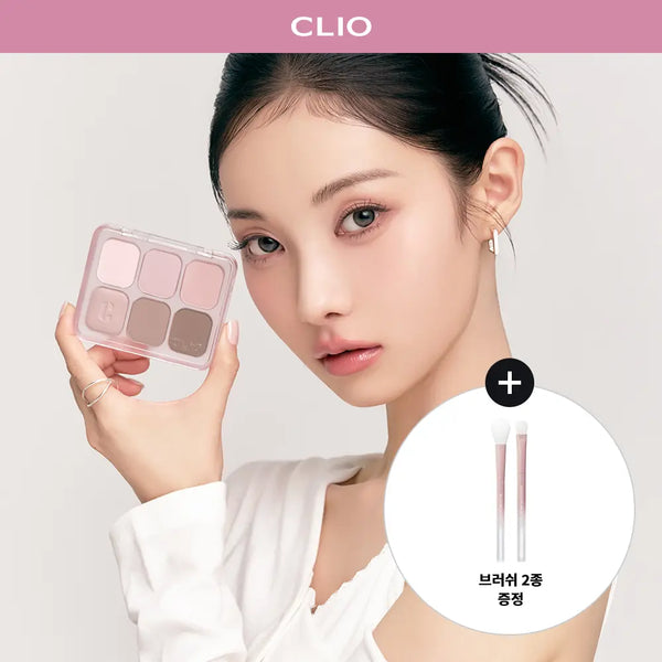 [CLIO] Clio Muse Master Palette (Gift: 2 Brushes) / [단독기획] 클리오 뮤즈 마스터 팔레트 단품/기획 (+브러쉬 2종 증정)