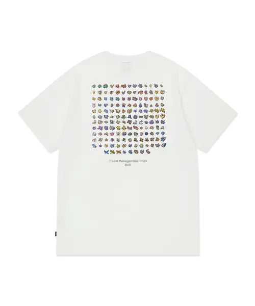 [LMC] Pokémon Pixel Art 151 Tee white