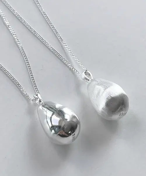 [KNOSIS] [925 silver] Pear Long Necklace / [925 silver] 페어 롱 목걸이