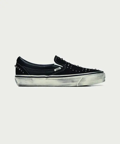 [VANS] LX Classic Slip-On 98 - Pearlized BLACK/BLACK / VN000D9PBKA1 / 프리미엄 클래식 슬립온 98 LX - (펄라이즈드) 블랙 / VN000D9PBKA1