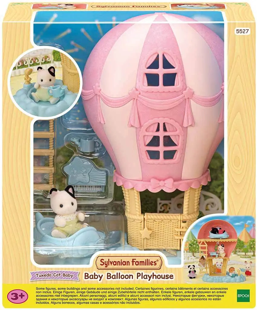 [실바니안 패밀리] Sylvanian Families 5527 Baby Land Hot Air Balloon House Playset / [실바니안 패밀리] 5527-베이비랜드 열기구 하우스 소품 인형 피규어 세트