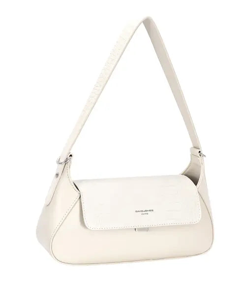 [DAVID JONES] Lemare 3-Way Mini Baguette Shoulder Flip Leather Bag_Almond Milk / 르마레 3-way 미니 바게트 숄더 플립 가죽 백_Almond milk (CM8344)
