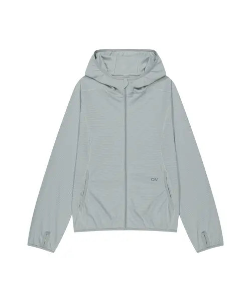 [OUTDOOR VOICES] Technol-OV™ GRID AIR MESH ZIP UP HOODIE (GRAY)