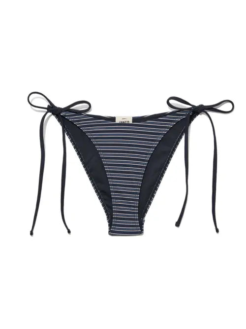 [GLOWNY] G ENCORE STRIPE BIKINI BOTTOM (NAVY STRIPE)