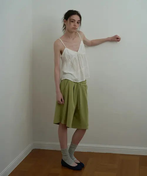 [WITHOUT SUMMER] Cozy sweat shorts_olive / 코지 스웻 쇼츠_올리브