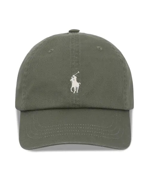 [POLO RALPH LAUREN] CLS SPRT CAP-HAT 16/1 TWILL-GREEN / 코튼 치노 베이스볼 캡-그린