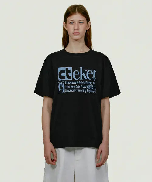 [TEKET] Plan Tee Black