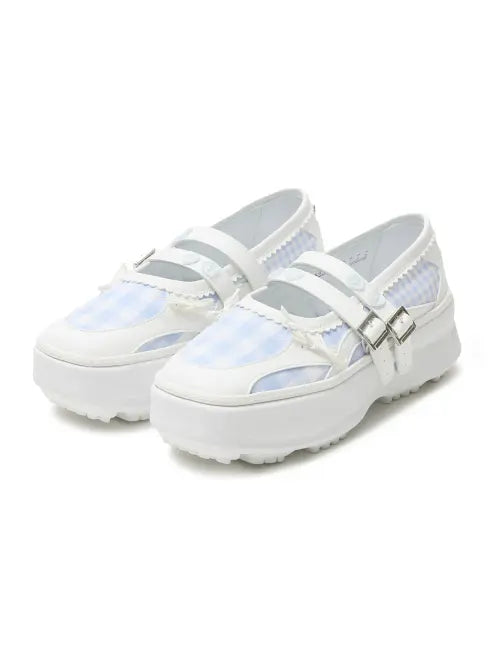 [TUOMIO] MEMENTO PATCHWORK PLATFORM MARYJANE [WHITE]