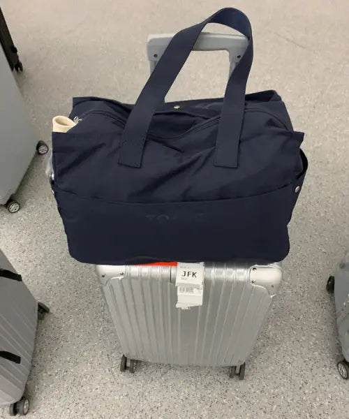 [TOAVE] Airport Nylon Boston Bag (Navy)