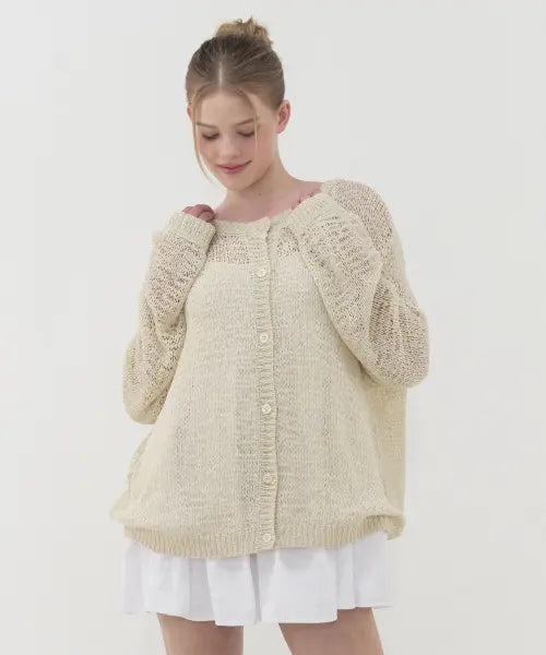 [LAZYZ] Summer Breeze Cardigan (4color) / 썸머 브리즈 가디건 (4색상)
