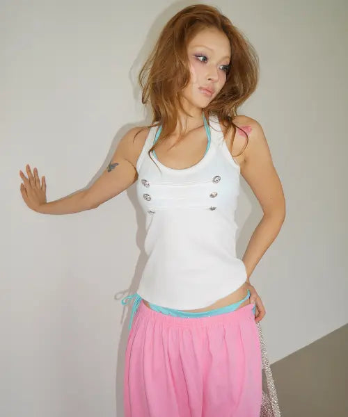 [WAVEGIRL] Napoleon SleevelessShirt (3COLOR)
