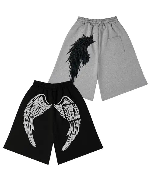 [HIRUKA ARCHIVE] Son of Devil Heavyweight CP French Terry Bermuda Shorts 2-Pack / [SET] 썬오브 데빌 고중량 CP쭈리 버뮤다 팬츠 2종 패키지