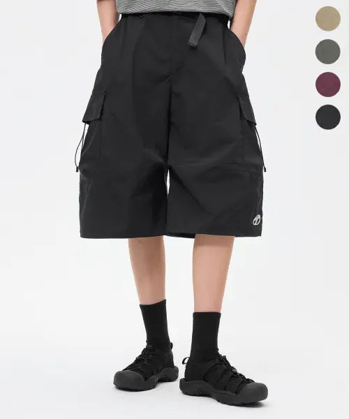 [TRILLION] UTILITY BELTED MULTI CARGO SHORTS_4color / 유틸리티 벨트 멀티 카고 쇼츠_4color