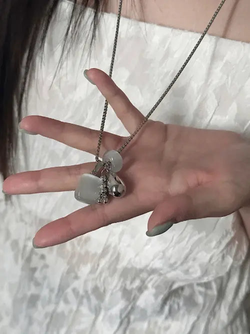 [APOEM] Silky Soda Drop Necklace
