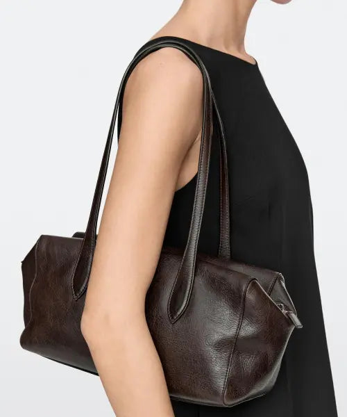 [MASSIMO DUTTI] West Napa Leather Satchel Bag / 웨스트 나파 레더 사첼 백