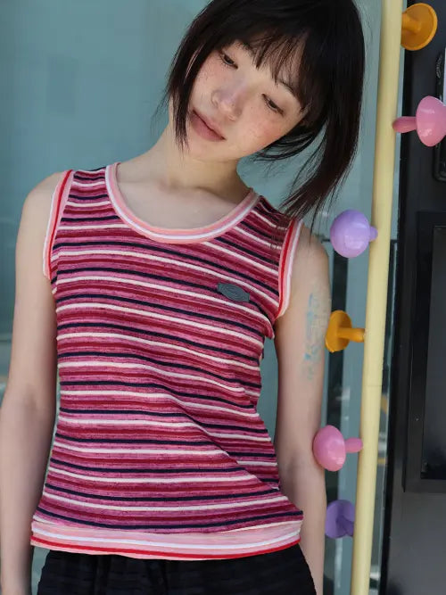 [MUWM] Double Rib Sleeveless (2 Colors) / 더블 립 슬리브리스 Double Rib Sleeveless (2 Colors)